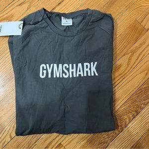 GYM SHARK MEN GRAY LONG SLEEVE